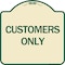Signmission Designer Series Customers Only, Tan & Green Heavy-Gauge Aluminum Sign, 18" x 18", TG-1818-24494 A-DES-TG-1818-24494 - alternate 1